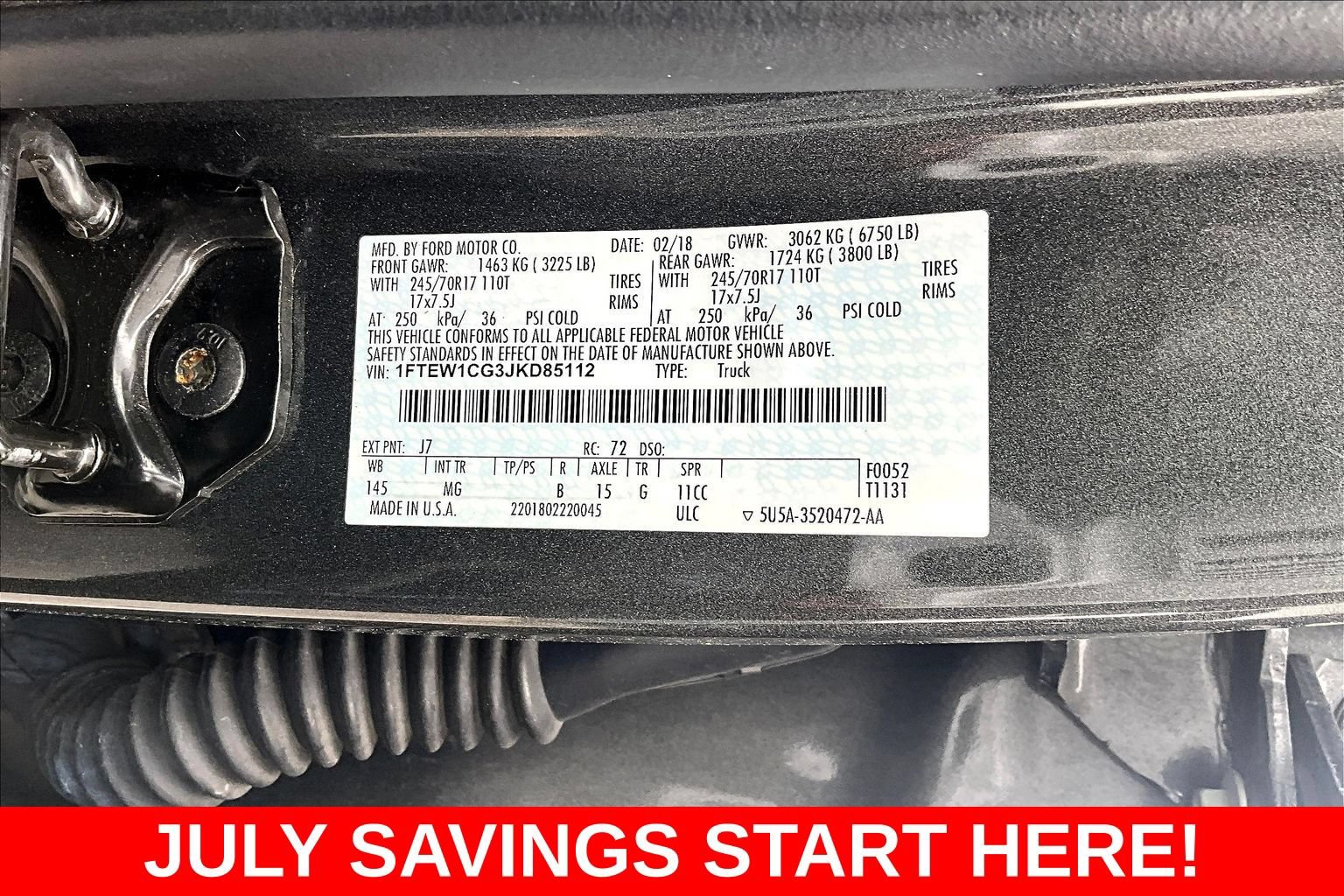 Used 2018 Ford F150 XLT RWD image 25