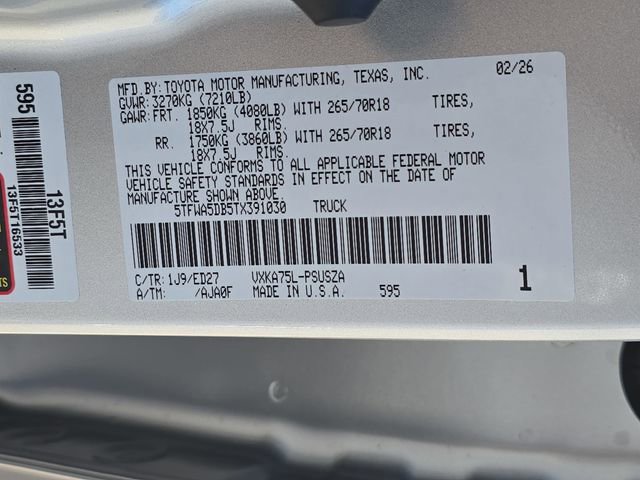 New 2026 Toyota Tundra Limited image 34