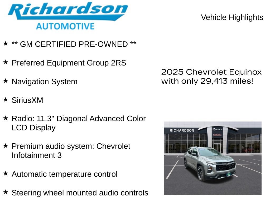 Used 2025 Chevrolet Equinox RS AWD/4WD image 10