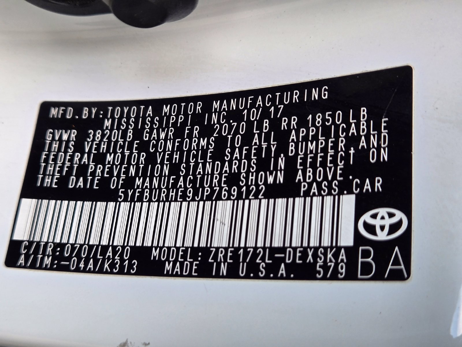Used 2018 Toyota Corolla XSE FWD image 30