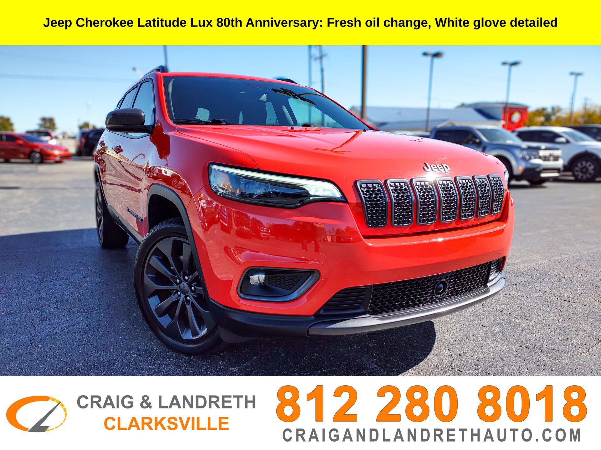 Used 2021 Jeep Cherokee Latitude Lux 80th Anniv w/ Quick Order Package 26U 80TH