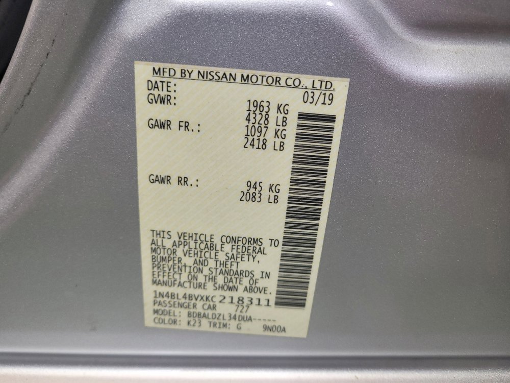 Used 2019 Nissan Altima 2.5 S FWD image 33