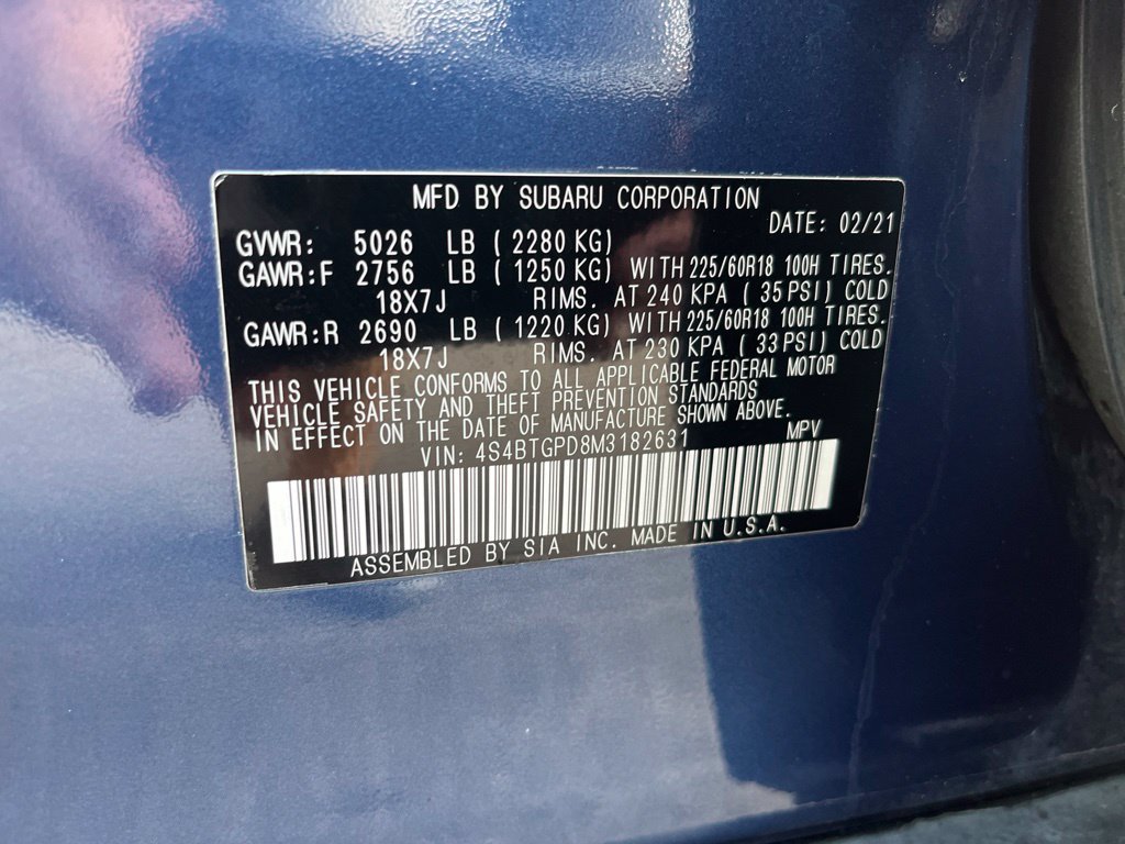 Used 2021 Subaru Outback Touring XT AWD/4WD image 11
