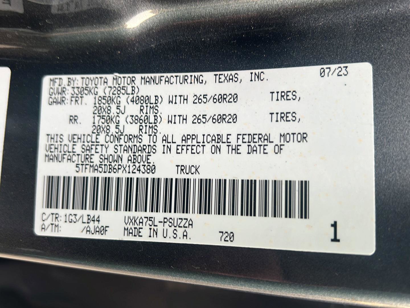 Used 2023 Toyota Tundra 1794 Edition w/ TRD Off-Road Package image 42