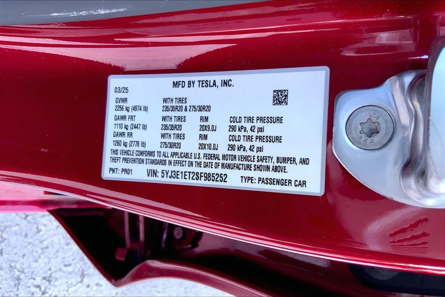 Used 2025 Tesla Model 3 Performance AWD/4WD image 20