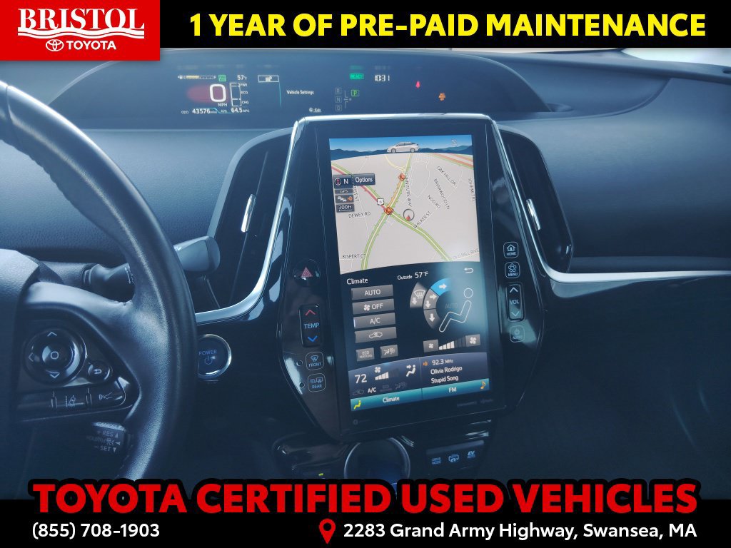 Certified 2021 Toyota Prius Prime XLE FWD image 24
