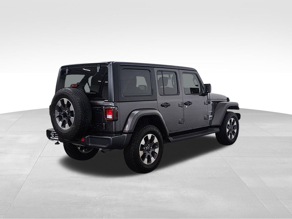 Used 2021 Jeep Wrangler Unlimited Sahara w/ Uconnect 4C Nav & Sound Group AWD/4WD image 8