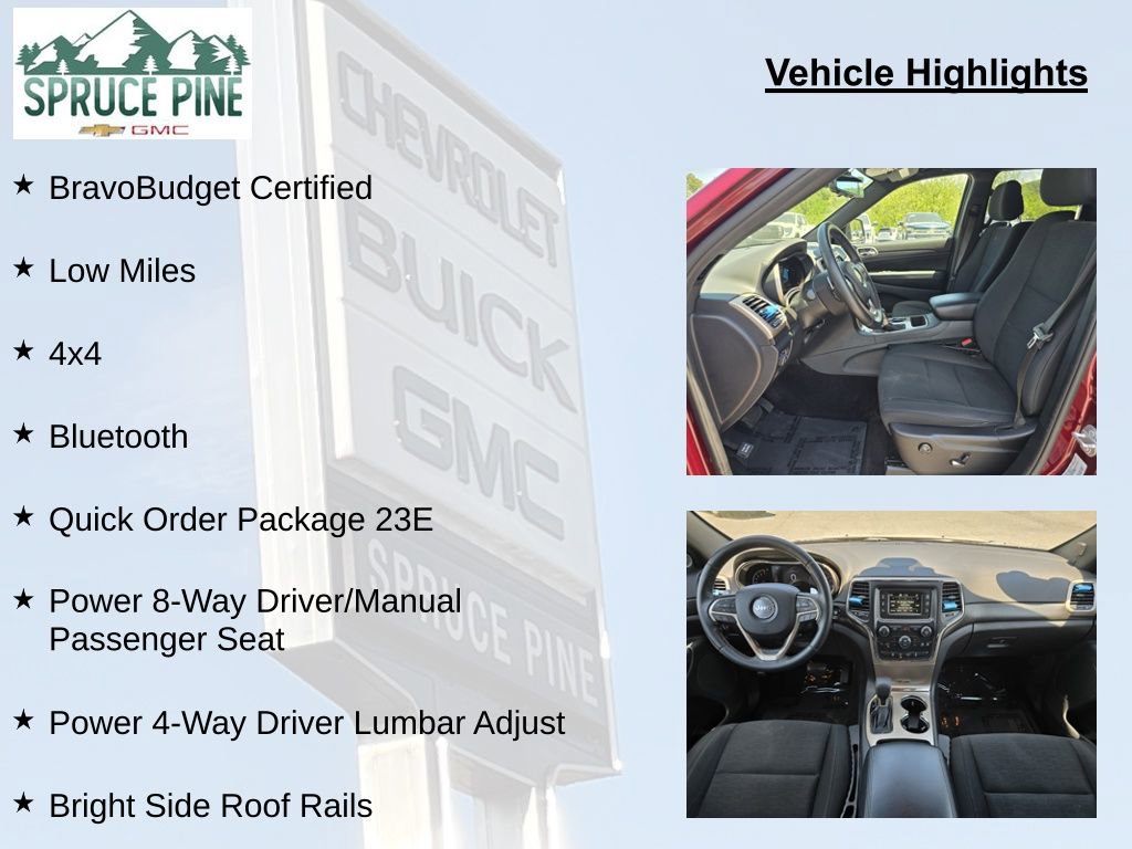 Used 2016 Jeep Grand Cherokee Laredo w/ Quick Order Package 23E AWD/4WD image 9
