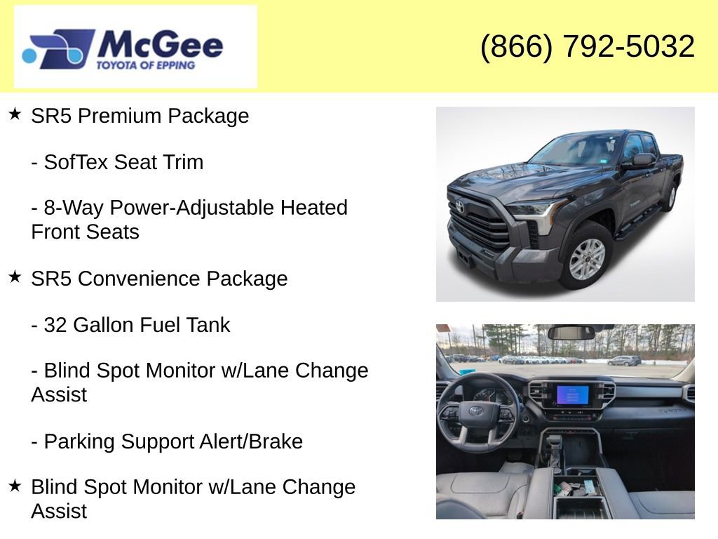 Used 2024 Toyota Tundra SR5 w/ SR5 Premium Package image 12