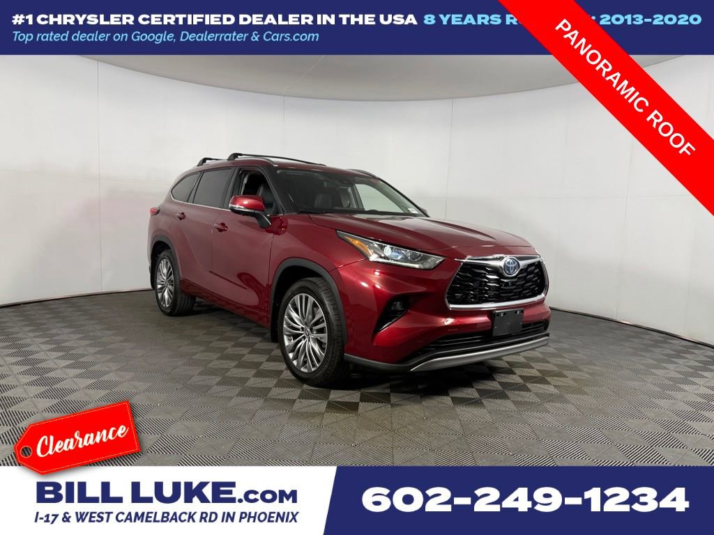 Used 2023 Toyota Highlander Platinum FWD video 1