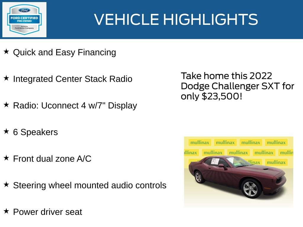 Used 2022 Dodge Challenger SXT image 23