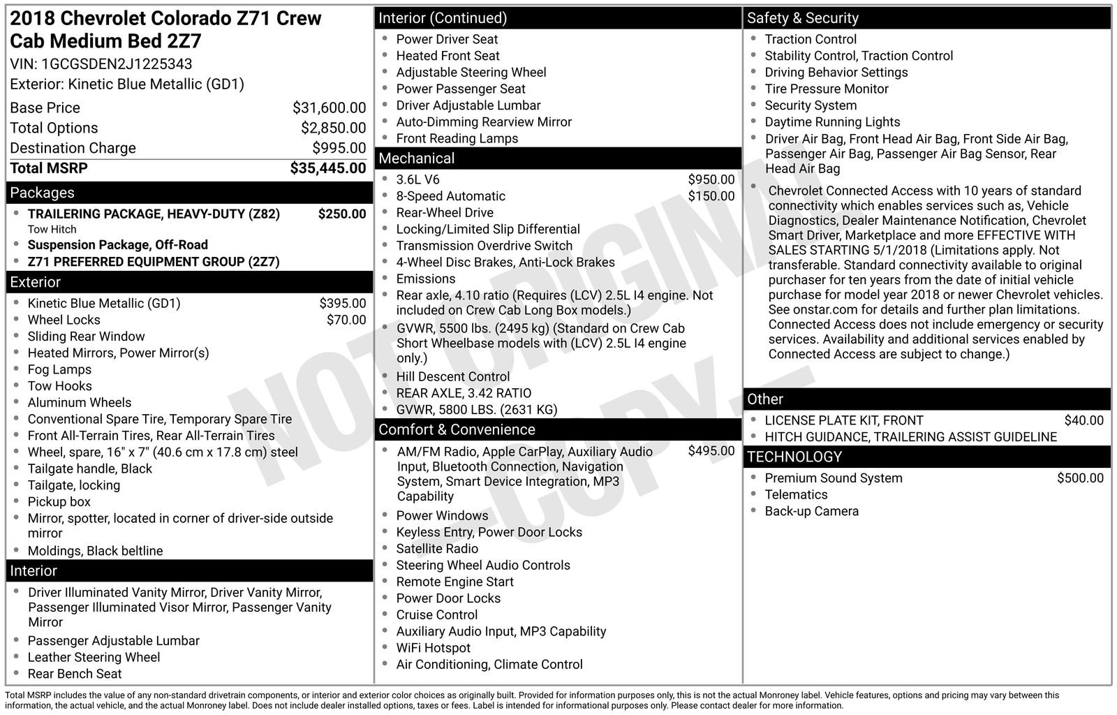 Used 2018 Chevrolet Colorado Z71 RWD image 11