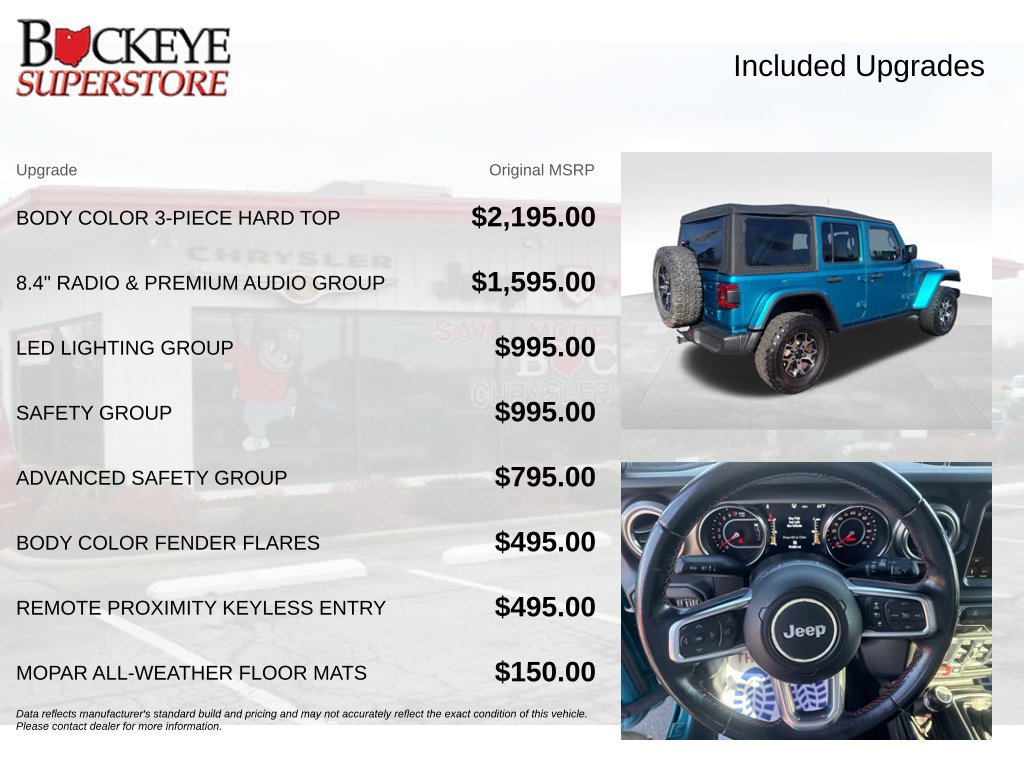 Certified 2019 Jeep Wrangler Unlimited Rubicon AWD/4WD image 9