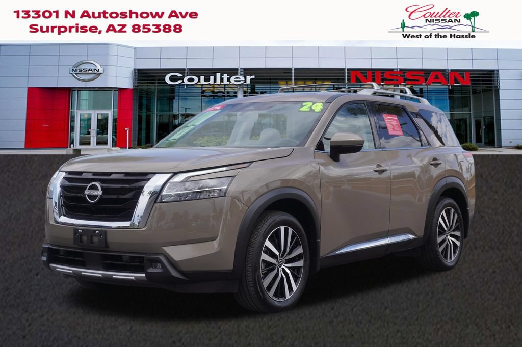 Certified 2024 Nissan Pathfinder Platinum w/ Cargo Package AWD/4WD image 1