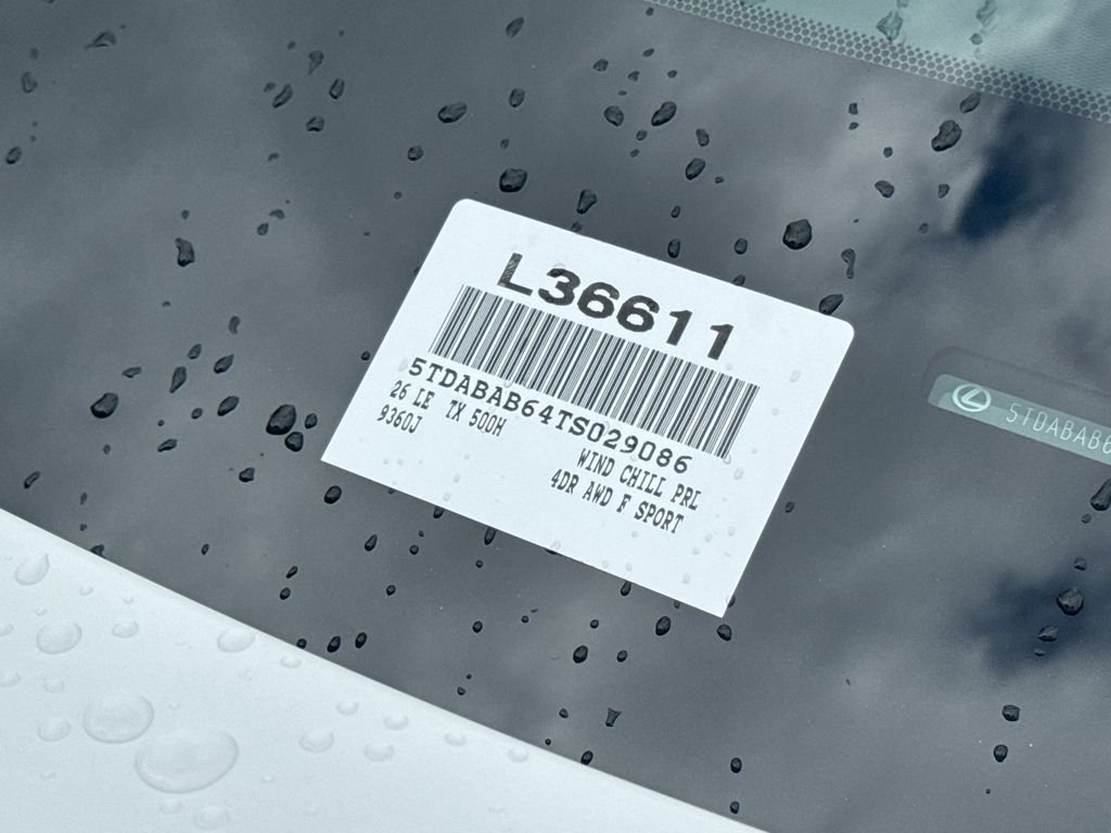 New 2026 Lexus TX 500h AWD w/ Technology Package image 16