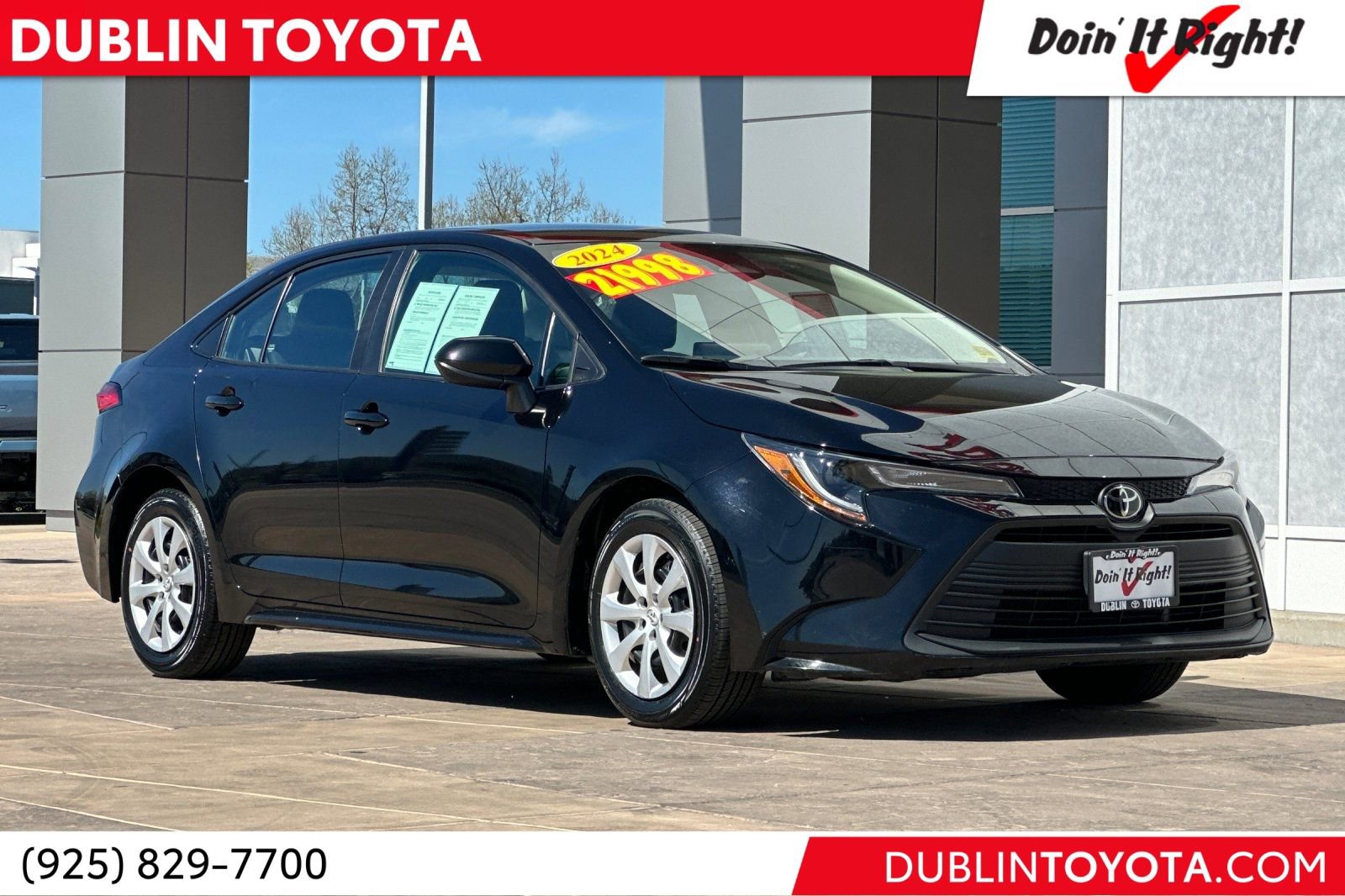 Certified 2024 Toyota Corolla LE FWD image 1