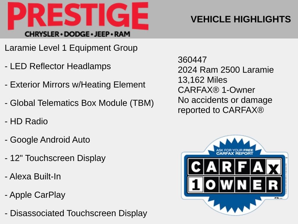 Used 2024 RAM 2500 Laramie AWD/4WD image 8