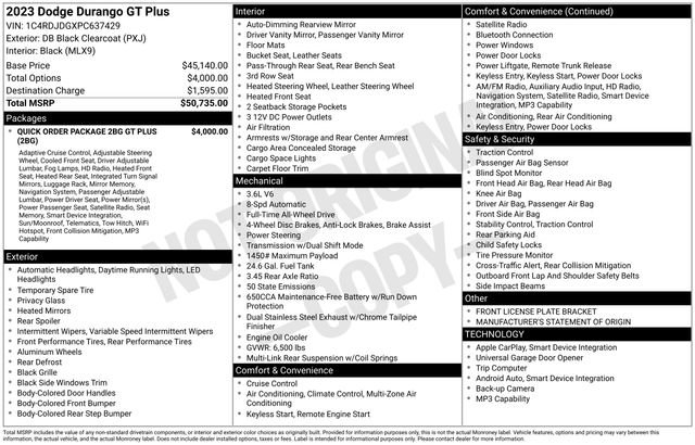 Used 2023 Dodge Durango GT image 31