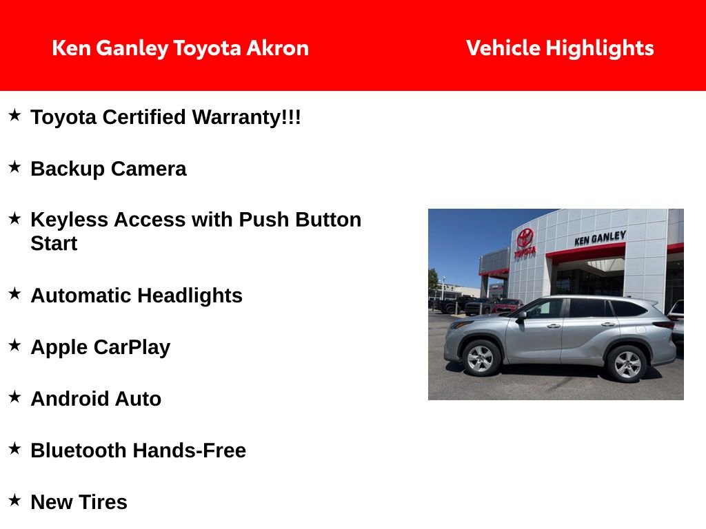Used 2025 Toyota Highlander LE FWD image 4