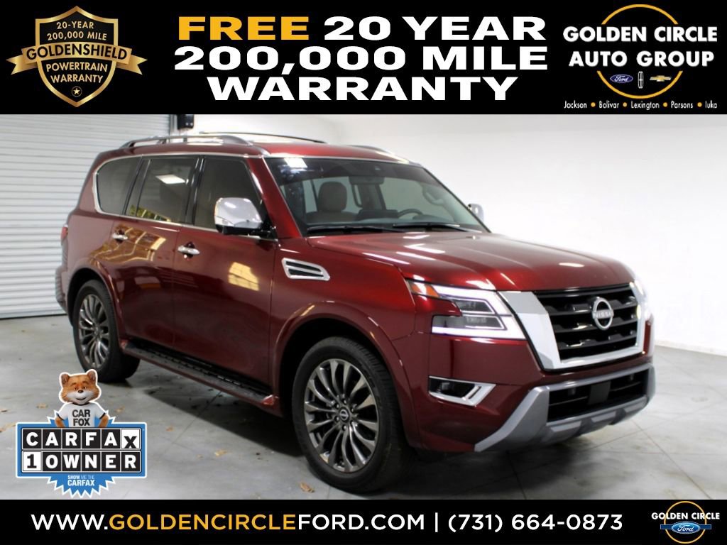 Used 2024 Nissan Armada Platinum w/ Captain's Chairs Package