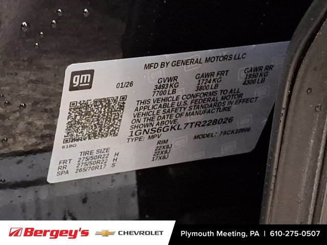 New 2026 Chevrolet Suburban High Country image 16