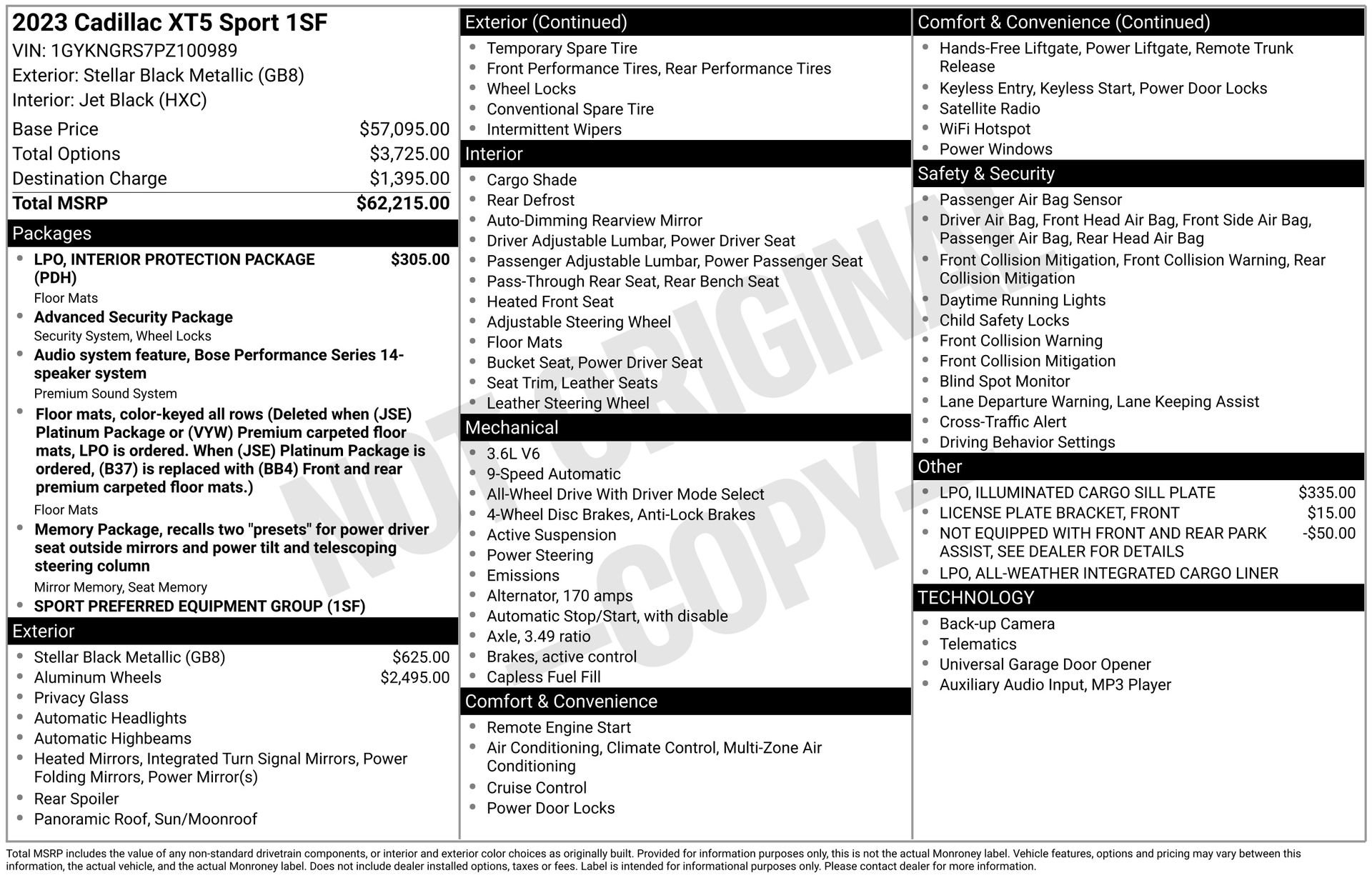 Certified 2023 Cadillac XT5 Sportv AWD/4WD image 43