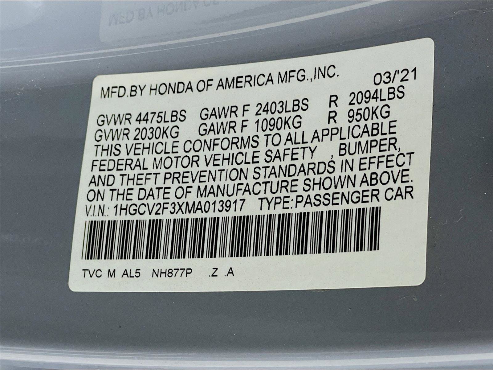 Used 2021 Honda Accord Sport image 37
