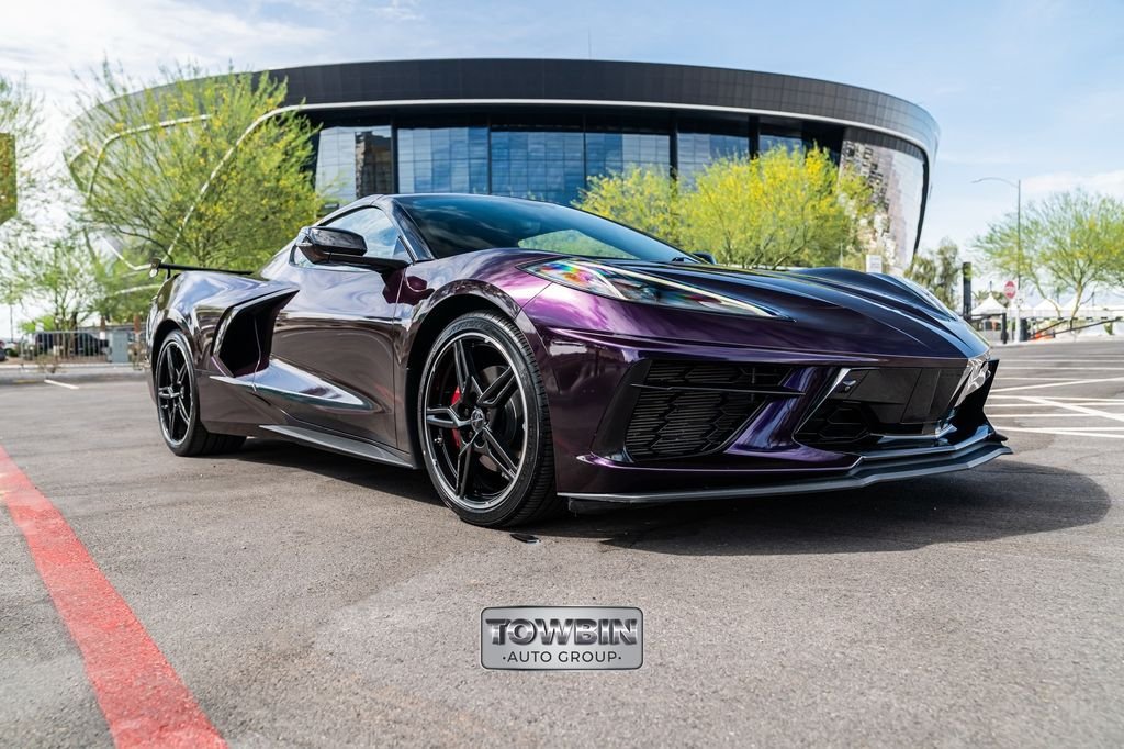 Used 2023 Chevrolet Corvette Stingray Preferred Cpe w/ Engine Appearance Package RWD image 3