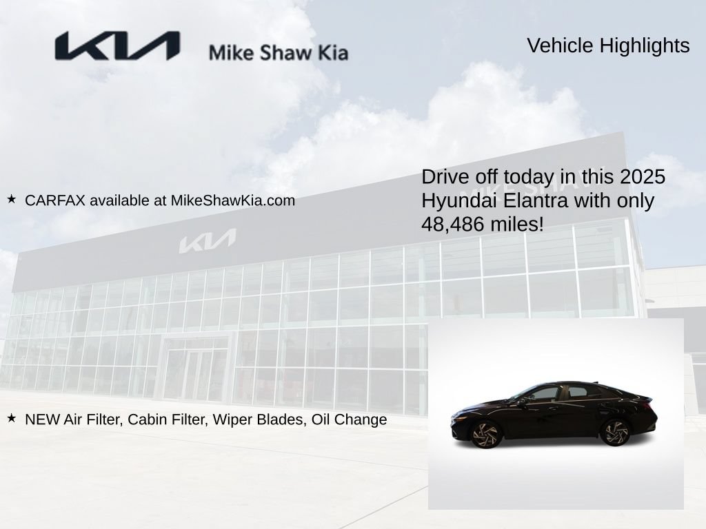 Used 2025 Hyundai Elantra SEL FWD image 8