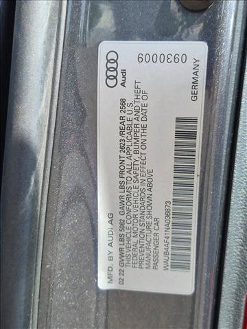 Used 2022 Audi S4 Premium Plus w/ Premium Plus Package AWD/4WD image 26