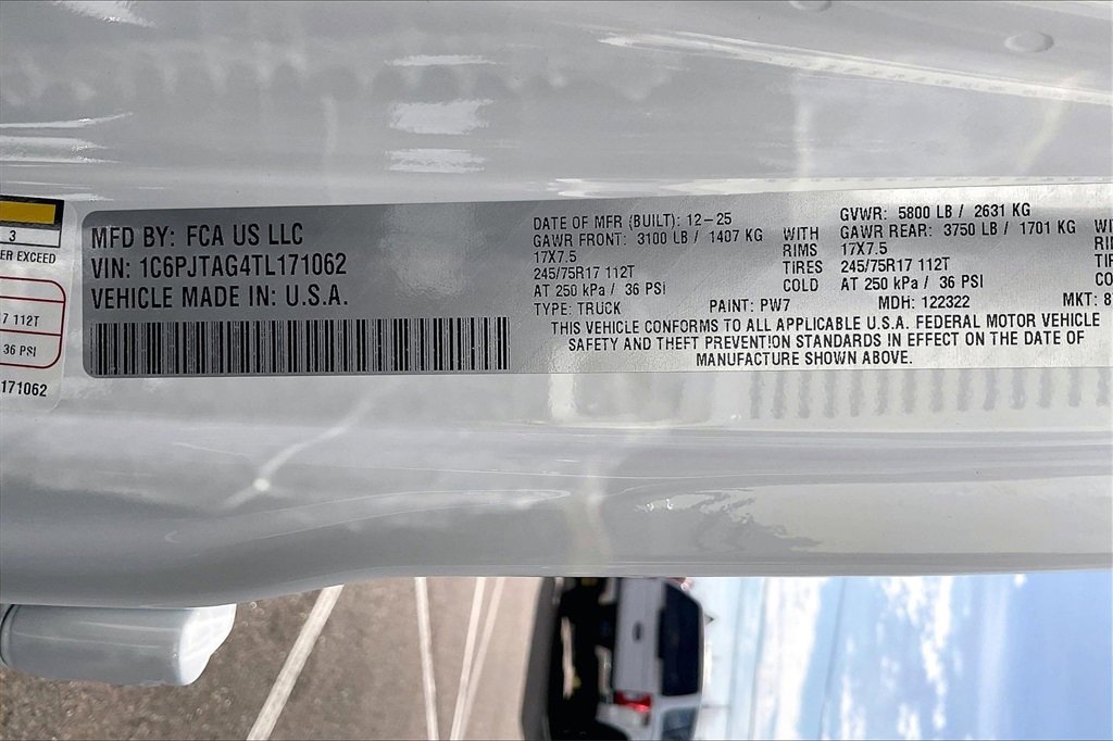 New 2026 Jeep Gladiator Sport image 13