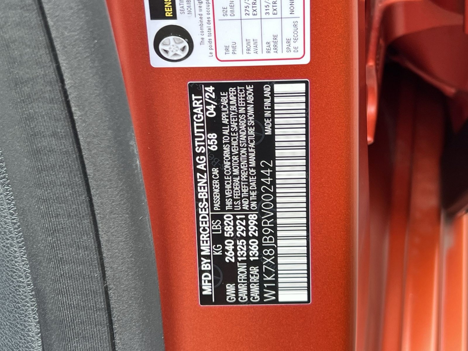 Certified 2024 Mercedes-Benz AMG GT 63 image 44