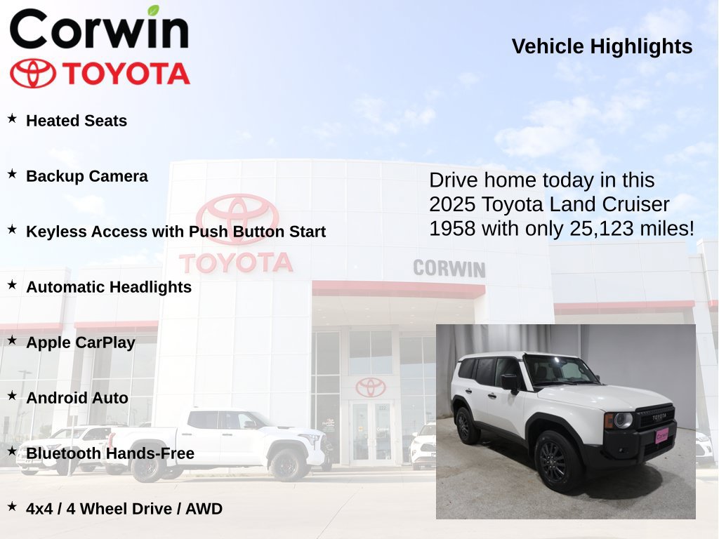 Used 2025 Toyota Land Cruiser 1958 AWD/4WD image 6