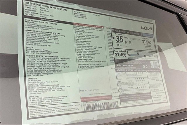 New 2026 Kia Sportage SX Prestige image 14