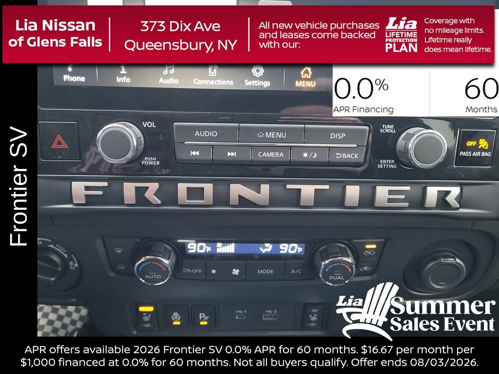 New 2026 Nissan Frontier SV w/ SV Convenience Package AWD/4WD image 21