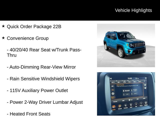 Used 2022 Jeep Renegade Latitude w/ Convenience Group image 6
