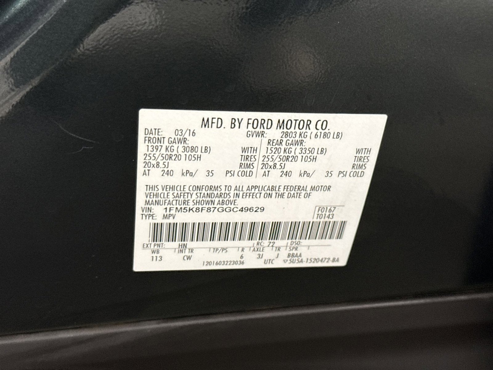 Used 2016 Ford Explorer Limited AWD/4WD image 30