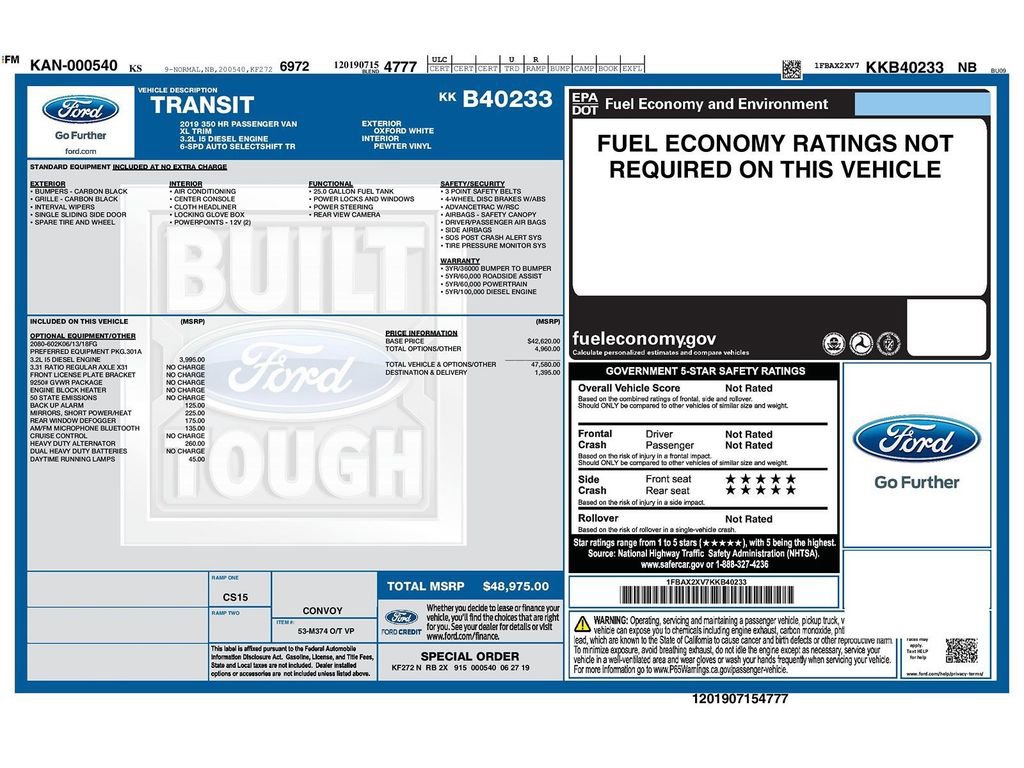 Used 2019 Ford Transit 350 XL image 36