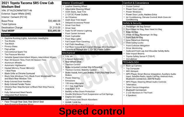 Used 2021 Toyota Tacoma SR5 RWD image 44