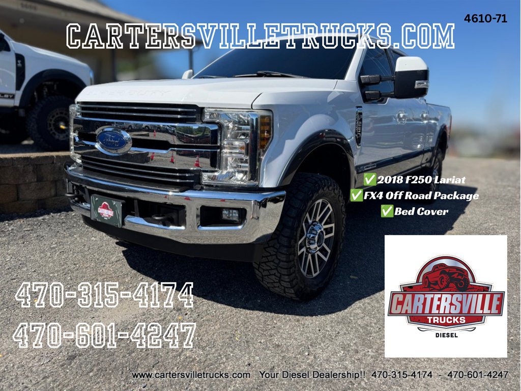 Used 2018 Ford F250 Lariat w/ Lariat Value Package AWD/4WD image 1