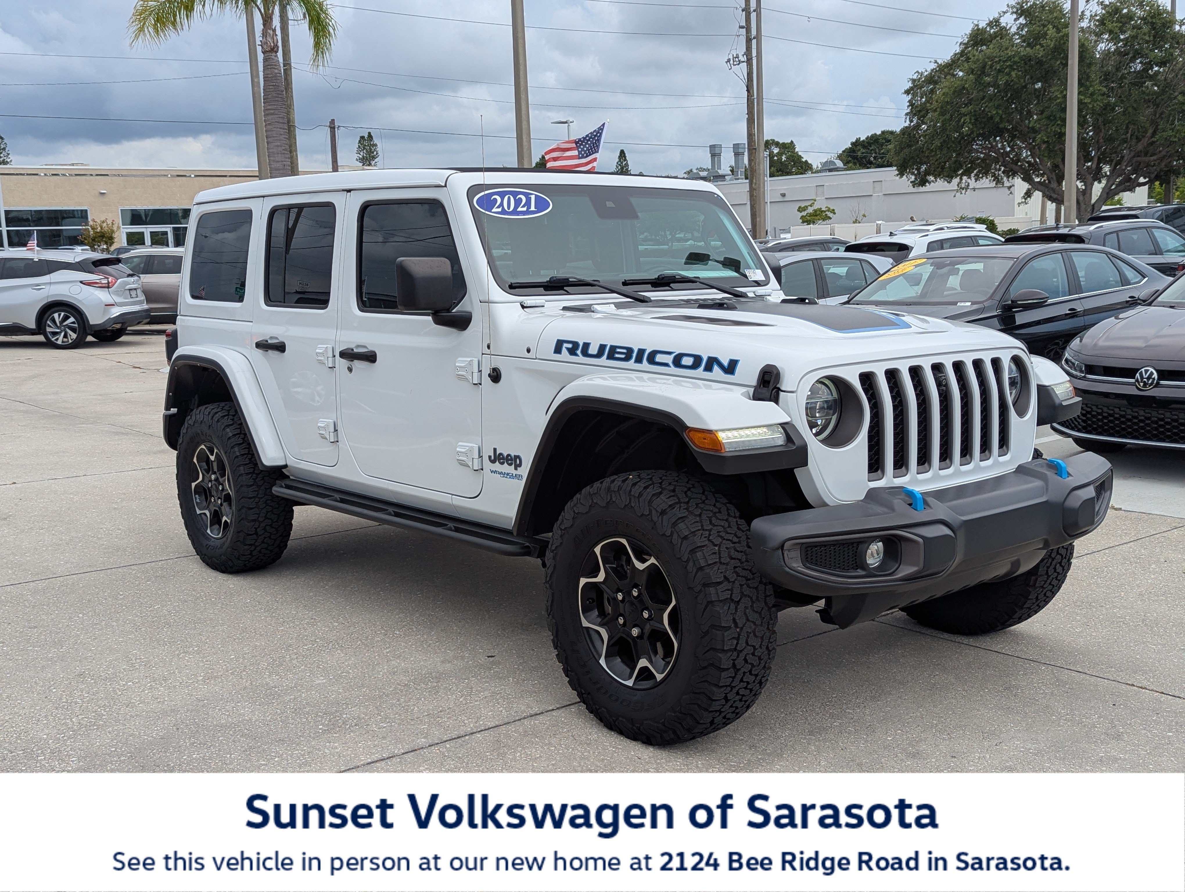 Used 2021 Jeep Wrangler Unlimited Rubicon 4xe w/ Safety Group AWD/4WD image 1