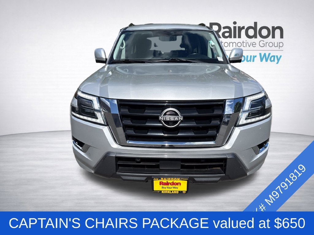 Used 2021 Nissan Armada SL w/ Captain's Chairs Package AWD/4WD image 2