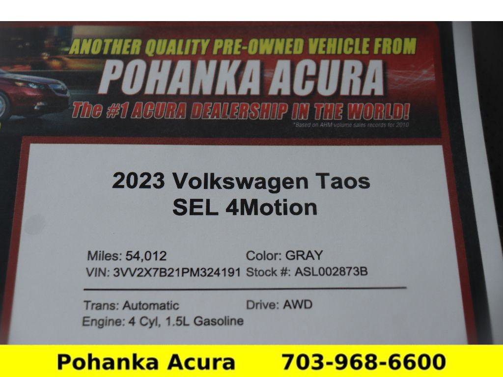 Used 2023 Volkswagen Taos SEL image 41