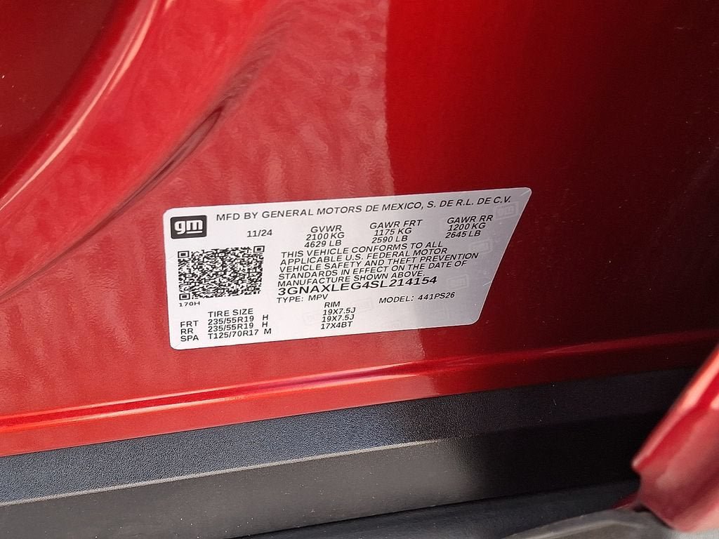 Certified 2025 Chevrolet Equinox RS FWD image 29