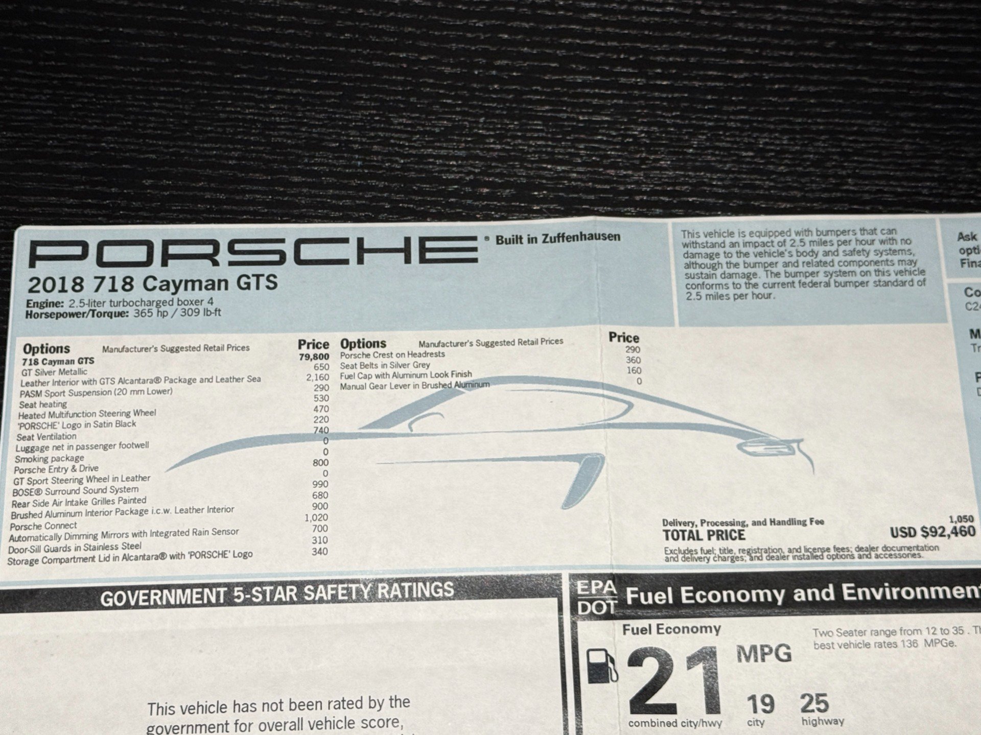 Used 2018 Porsche 718 Cayman GTS image 66