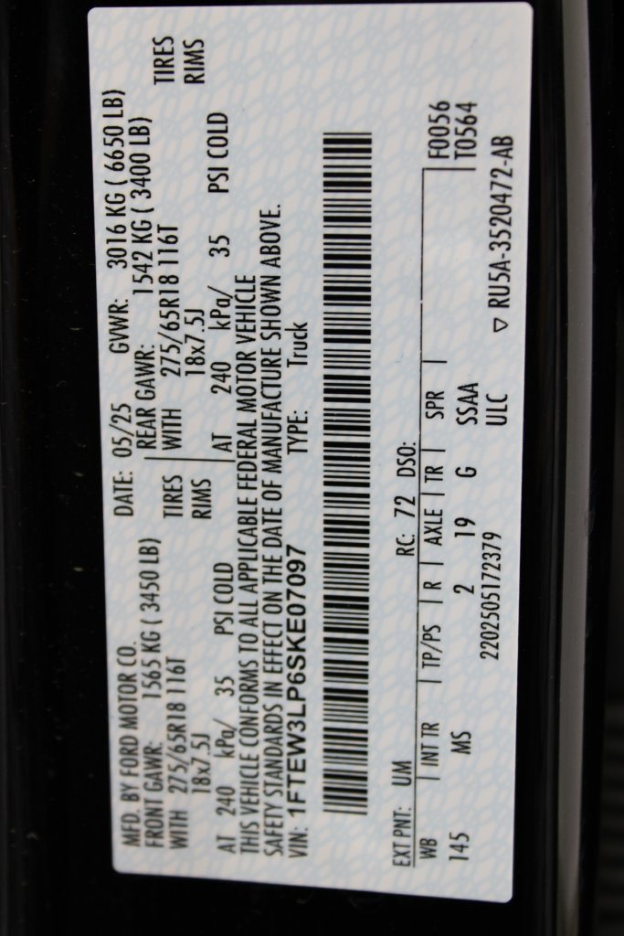 Used 2025 Ford F150 XLT w/ Equipment Group 301A Standard AWD/4WD image 28