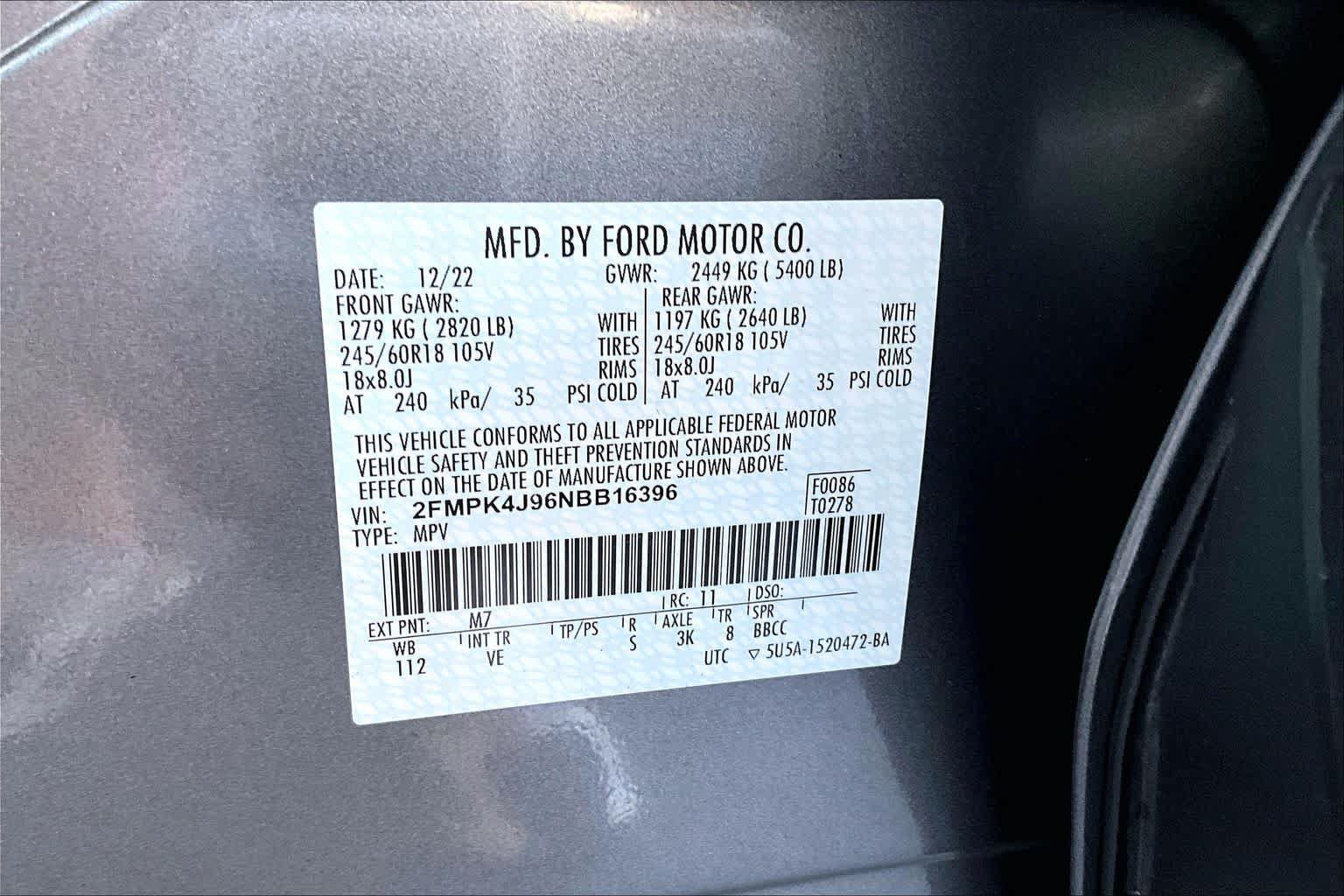 Used 2022 Ford Edge SEL w/ Convenience Package AWD/4WD image 36