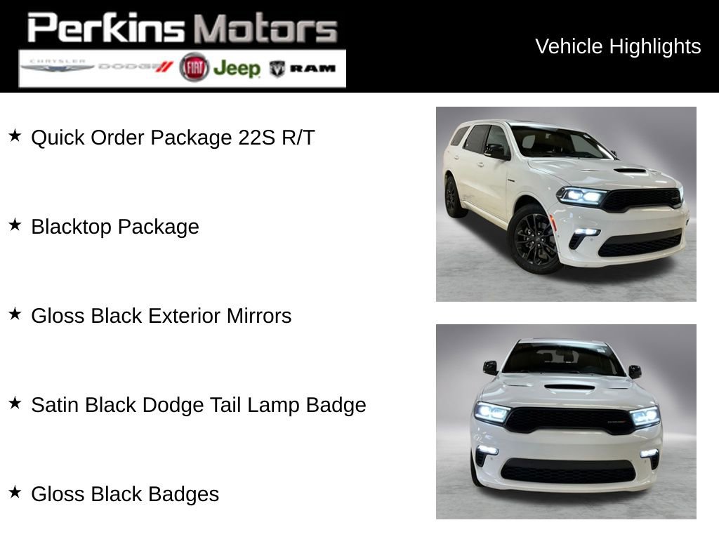 Certified 2022 Dodge Durango R/T w/ Blacktop Package image 2