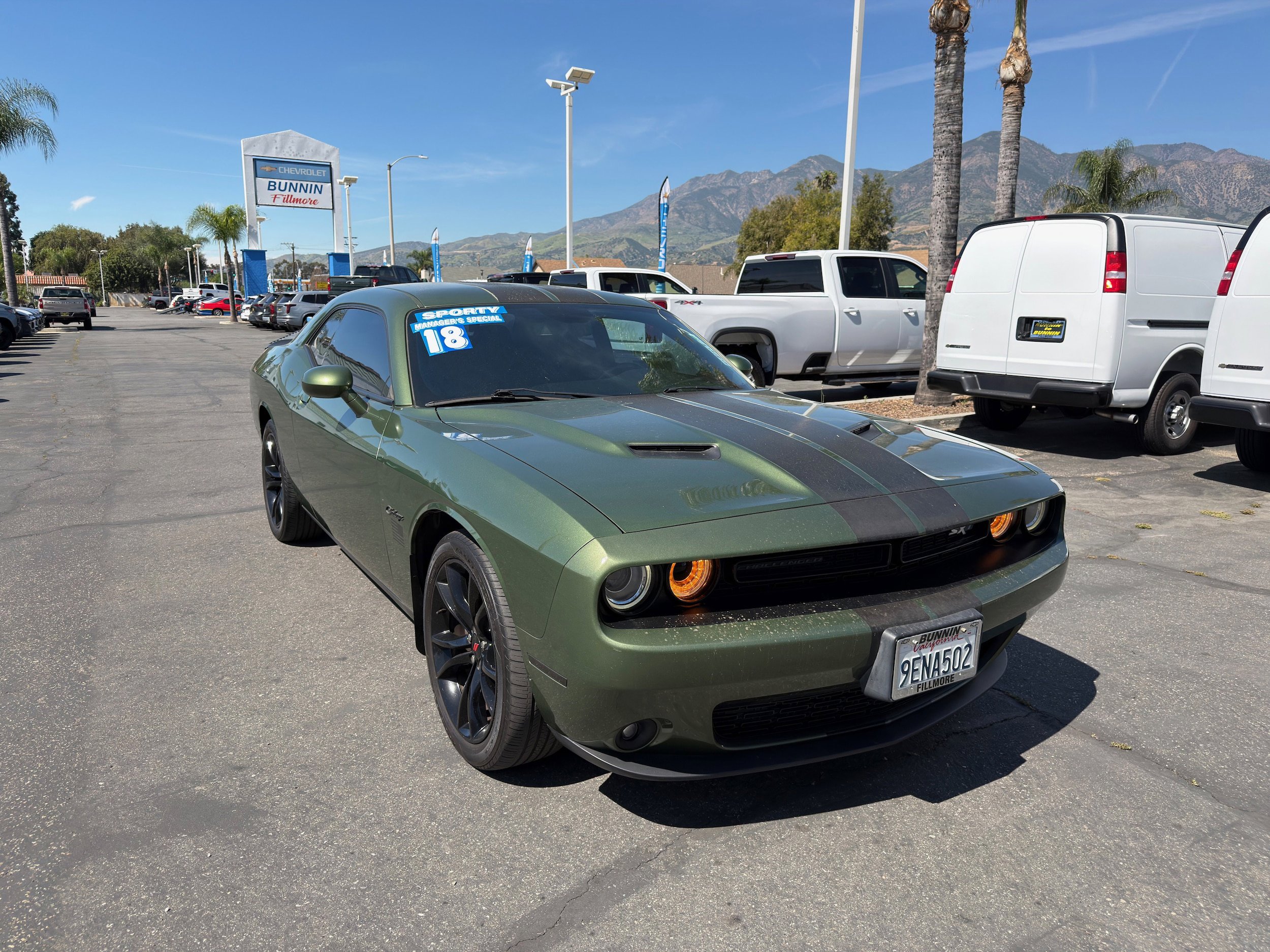 Used 2018 Dodge Challenger SXT w/ Blacktop Package image 2