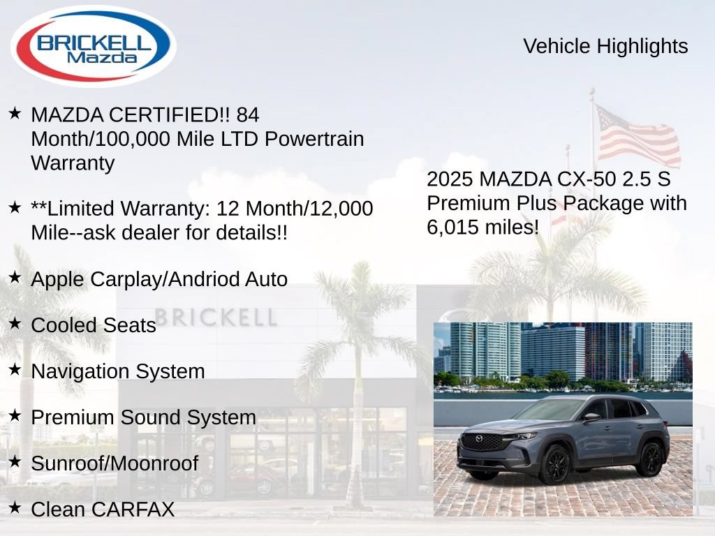 Used 2025 MAZDA CX-50 AWD 2.5 S w/ Weather Package image 17